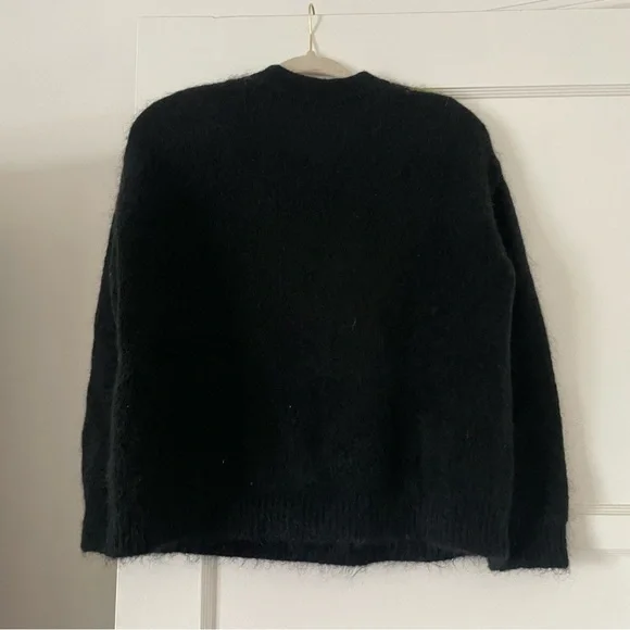 Sezane Joko Jumper- kid mohair Yellow marigold floral flowers sweater pullover - Picture 8 of 8